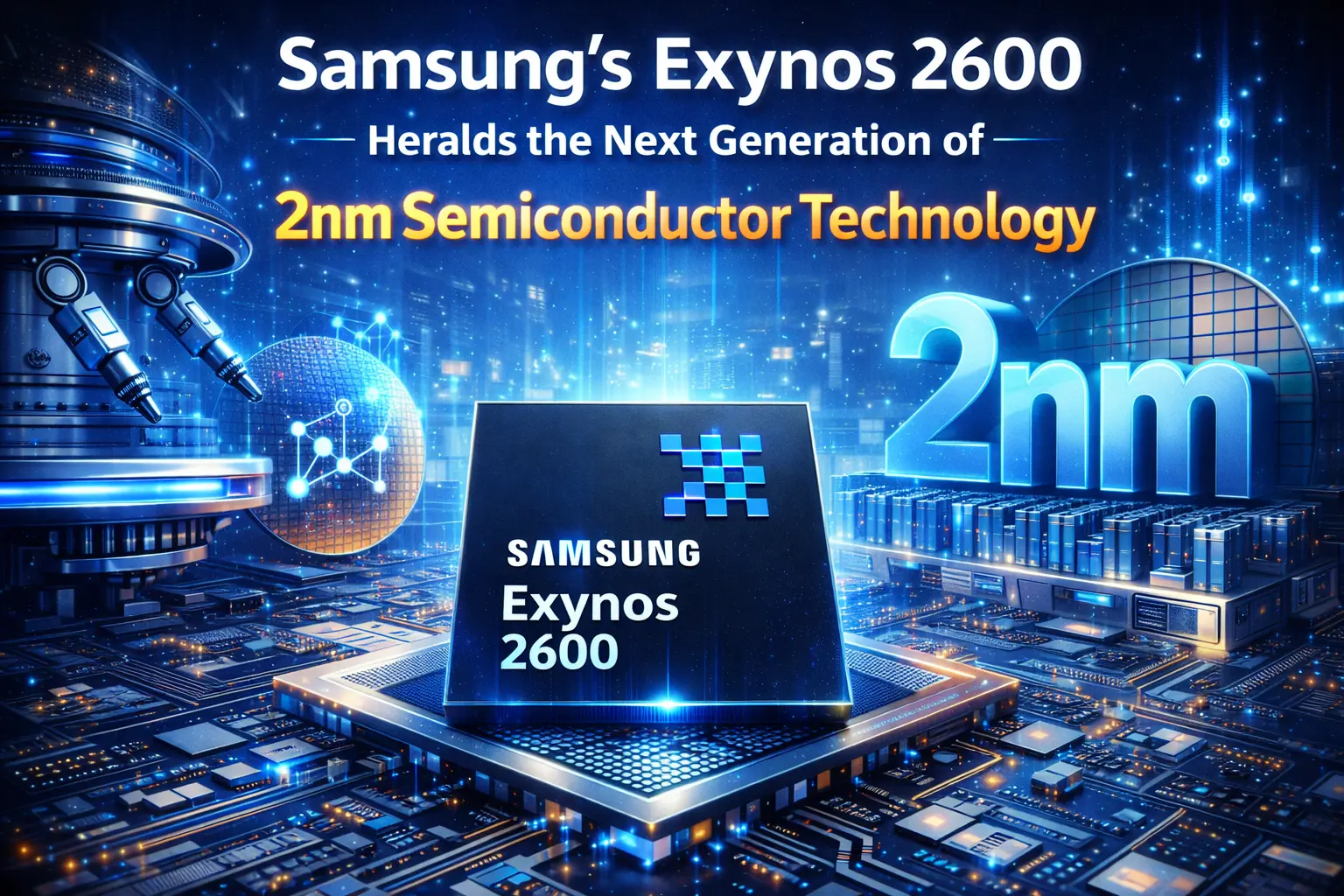 Samsung Unveils Exynos 2600: World’s First 2nm Smartphone Chip with Massive Performance & AI Boost
